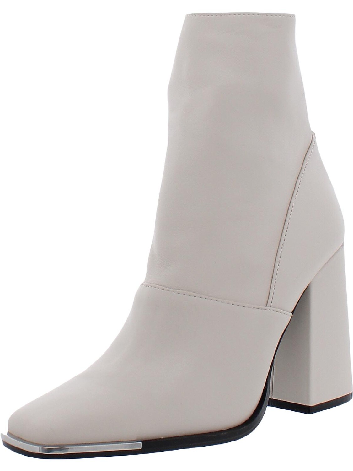 

Женские кожаные ботильоны Excess с квадратным носком Steve Madden, цвет Bone Leather