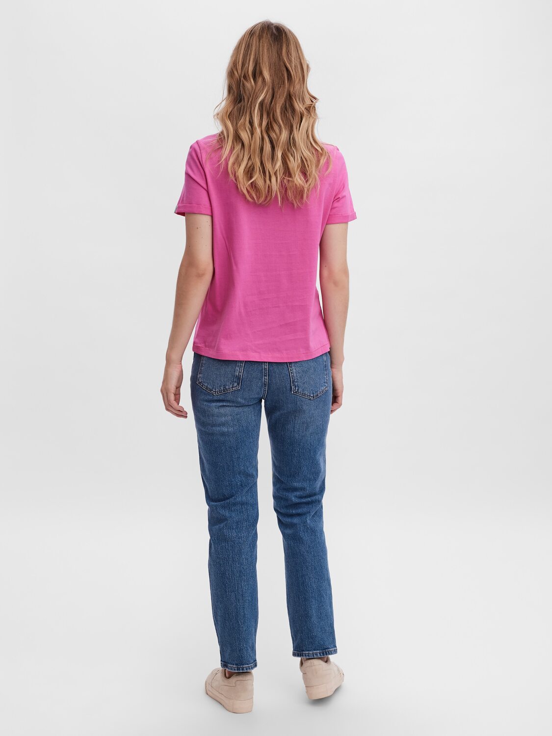 

VERO MODA Футболка в розовом цвете, Розовый, VERO MODA Футболка в розовом цвете