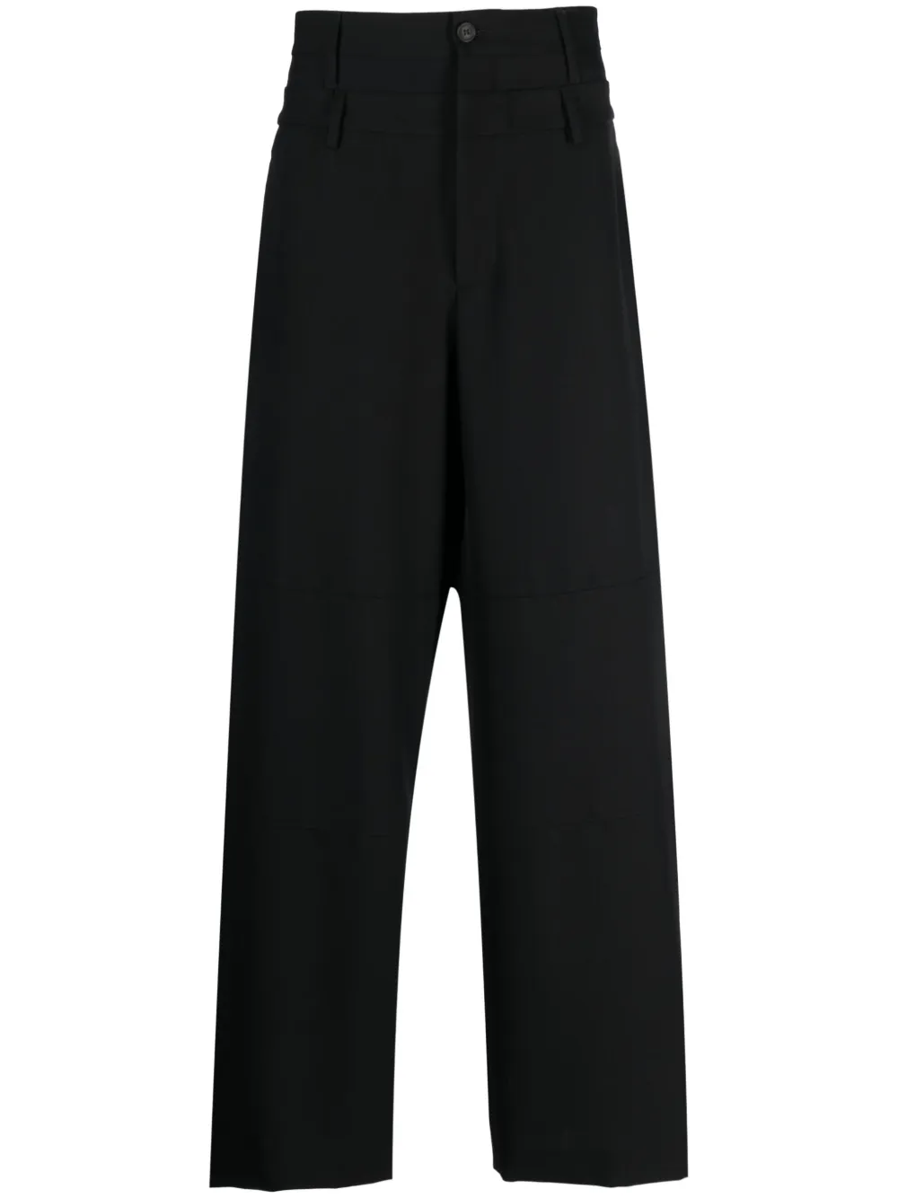 

Брюки Double Belted из вирджинской шерсти AMBUSH, черный