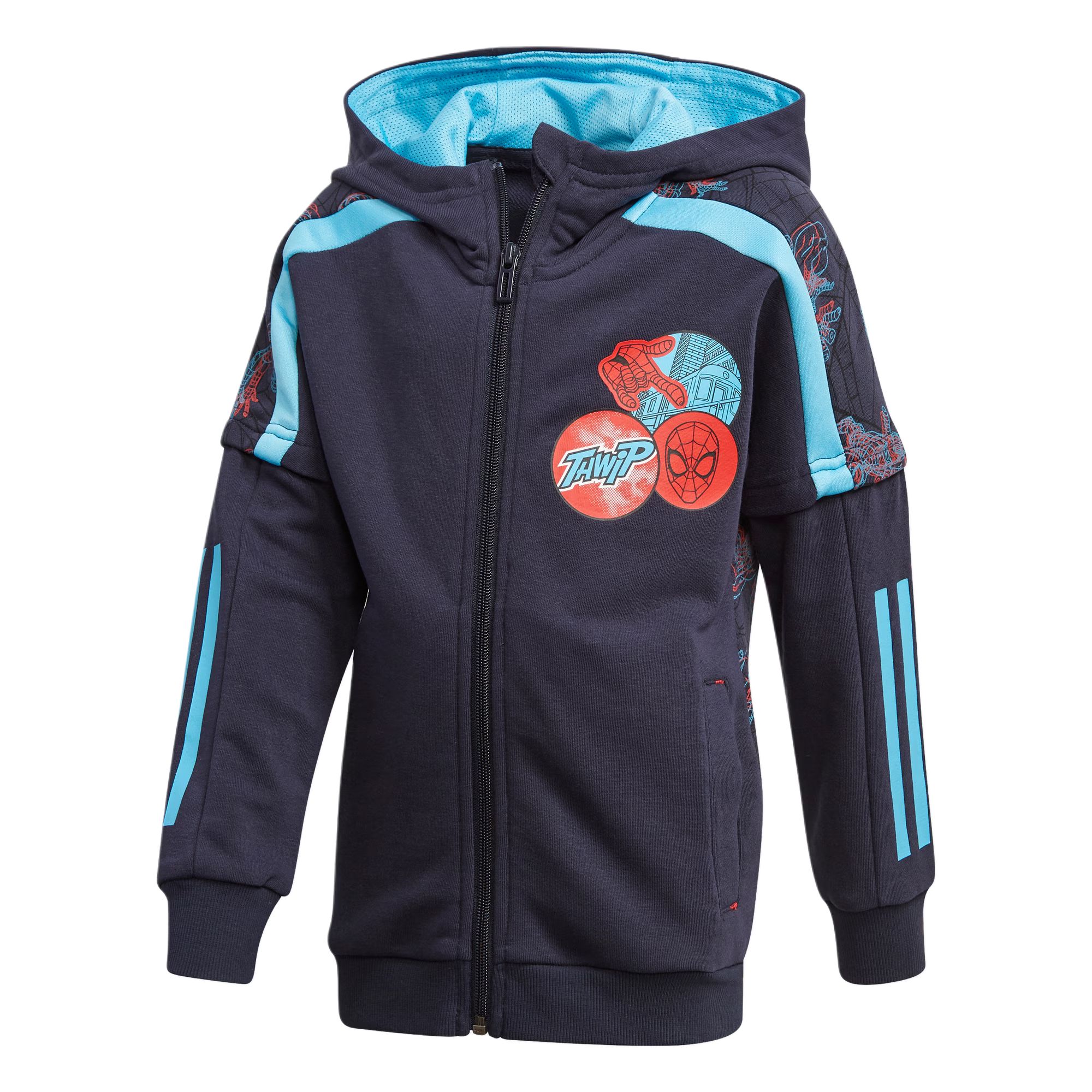 

Adidas Куртка Marvel Legend Ink/Light Aqua Blue/Xikou Reservoir Red Kids