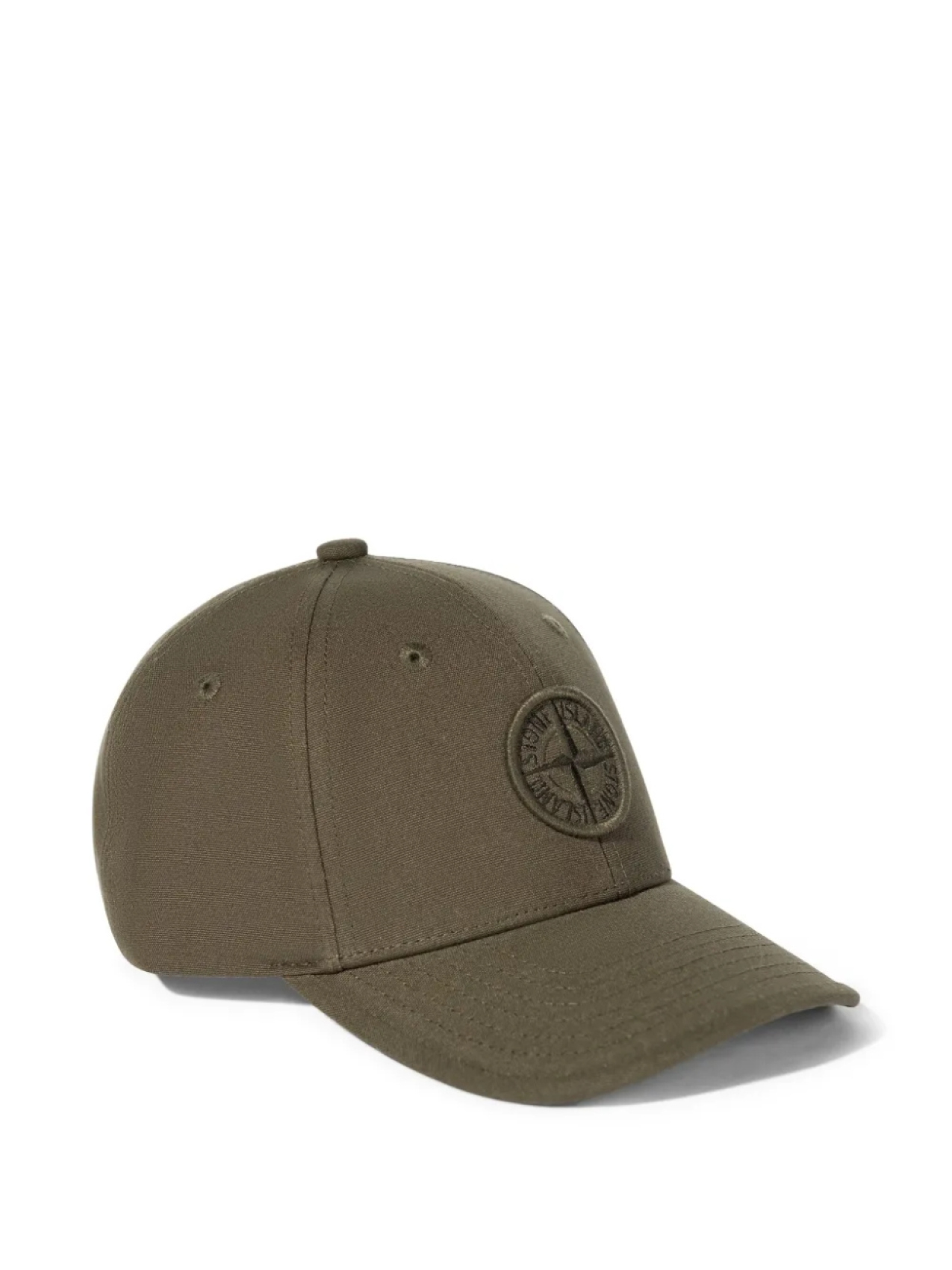 

Кепка с вышитым логотипом Stone Island Junior, зеленый