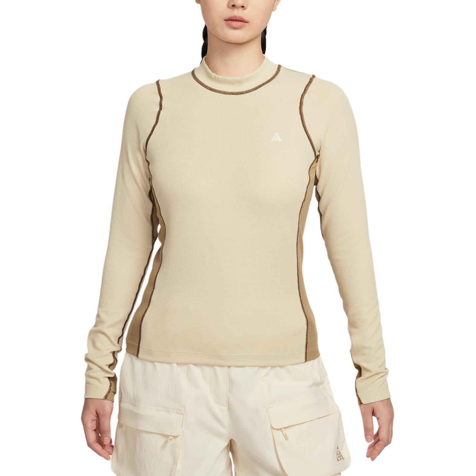 Nike Футболки ACG для женщин Light Khaki/Umbrellum Beige/Moss Wood Brown/Summit White — фото 3