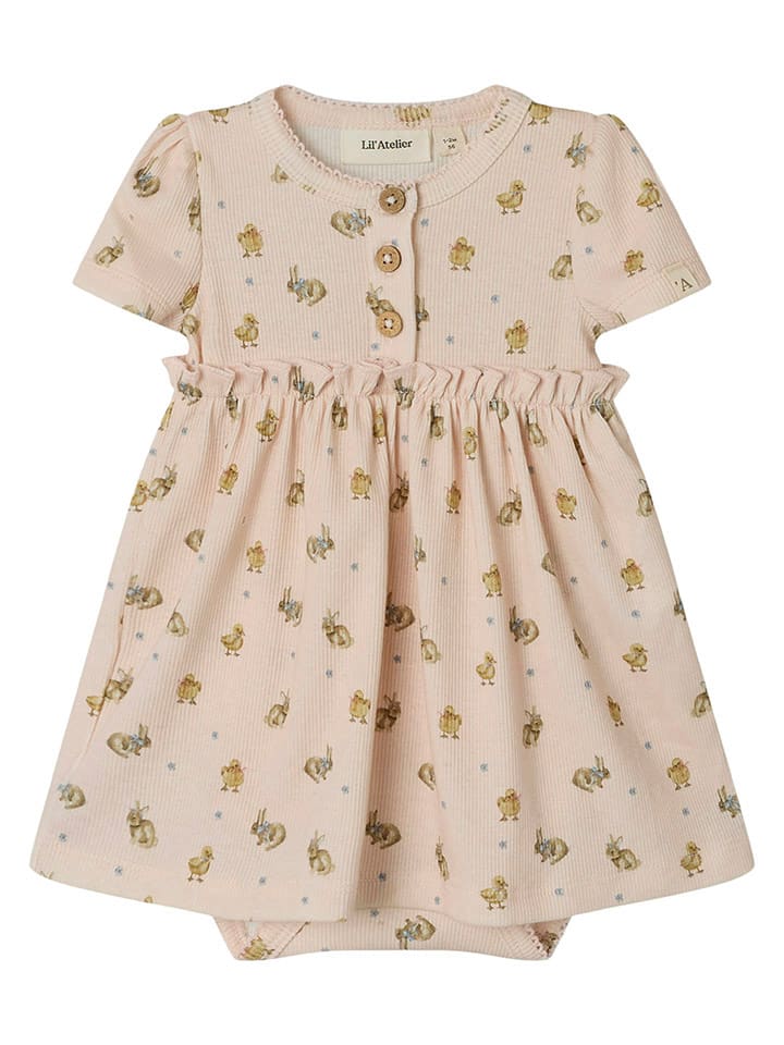 

Lil Atelier Платье-боди "Лаво" розового цвета