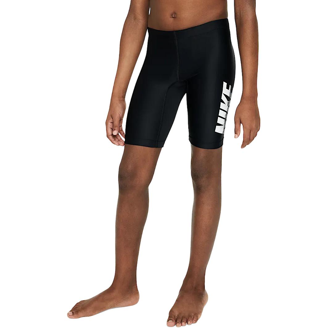Nike Детский купальник swim black/dark gray/white для подростков — фото 3