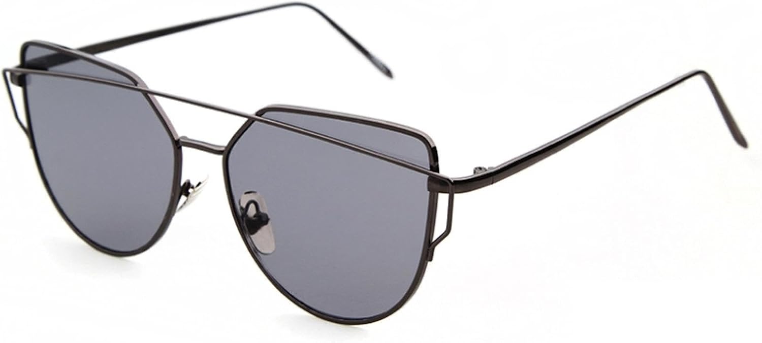 

Солнцезащитные очки с защитой UV400 | Линзы «кошачий глаз» цвета розового золота | для женщин и мужчин, для занятий спортом на открытом воздухе и вождения DSVIGF, C04 Black Grey