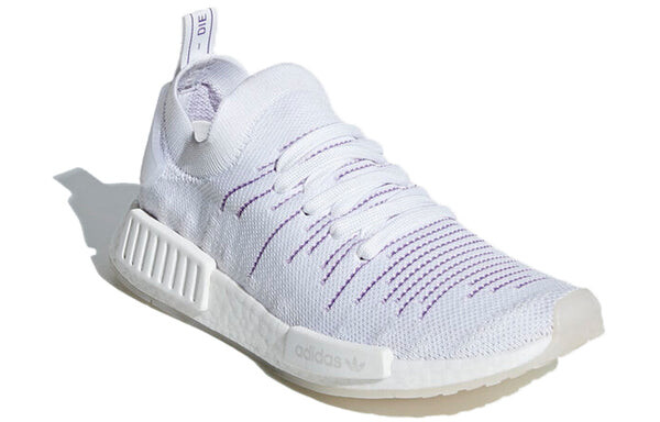 Кроссовки nmd_r1 stlt pk Adidas, белый — фото 2