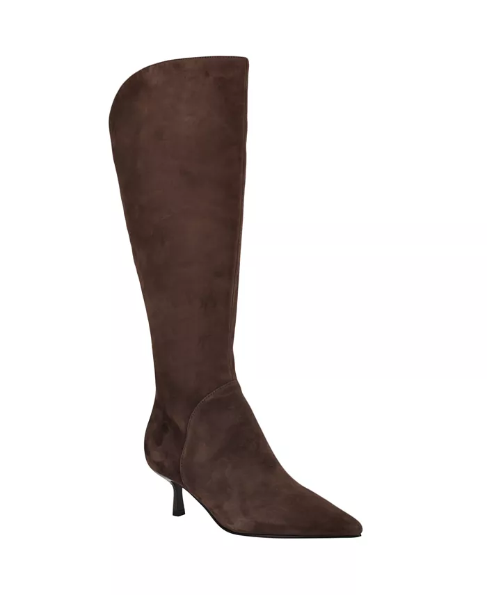 Женские ботинки Yania Tall Mid Heel Guess, коричневый