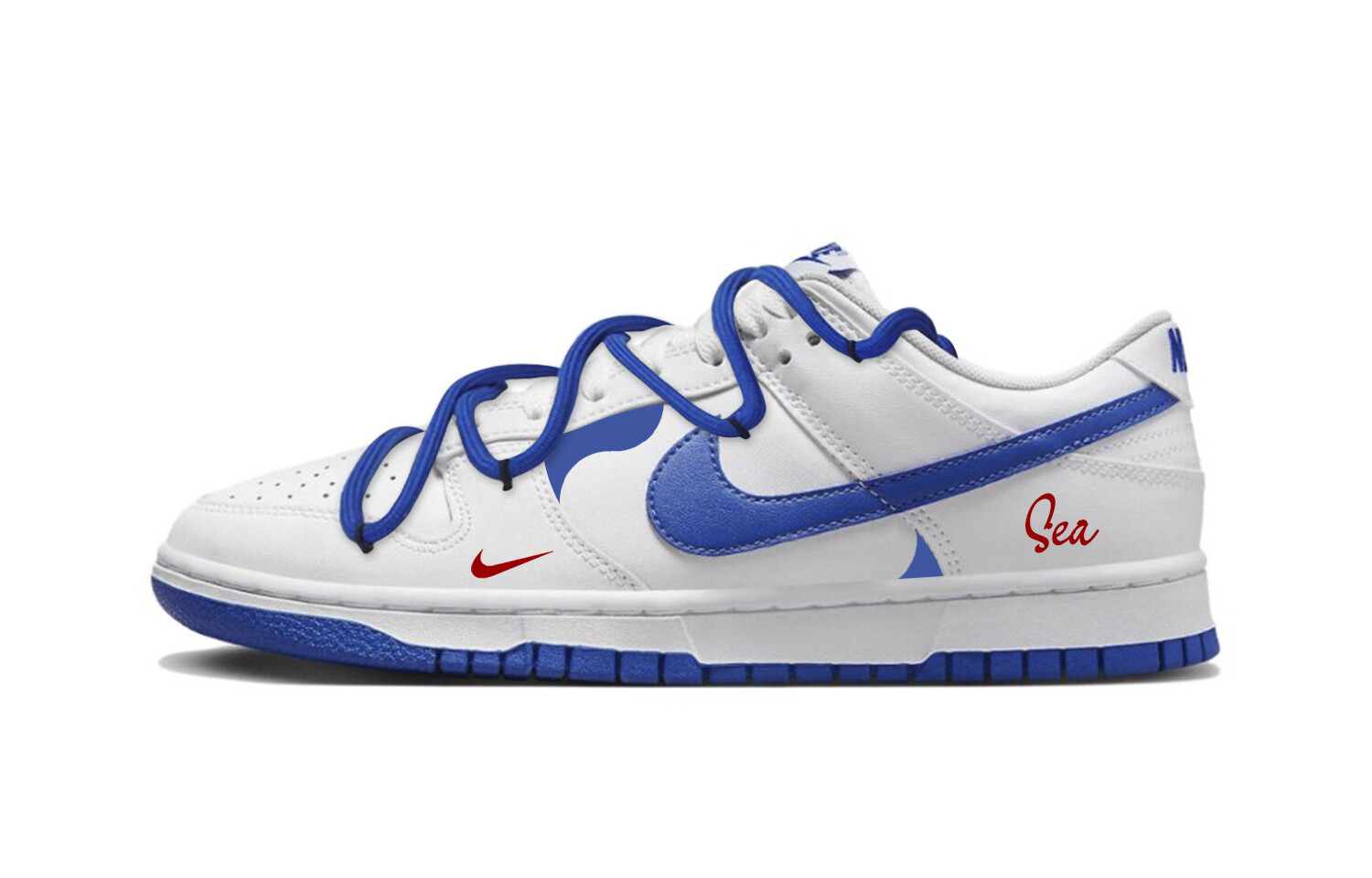 

Мужские кроссовки для скейтбординга Nike Dunk, White/Blue