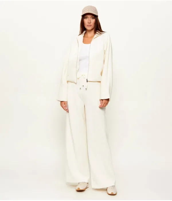 Куртка Эбейя cropped fit Boss, экрю — фото 2