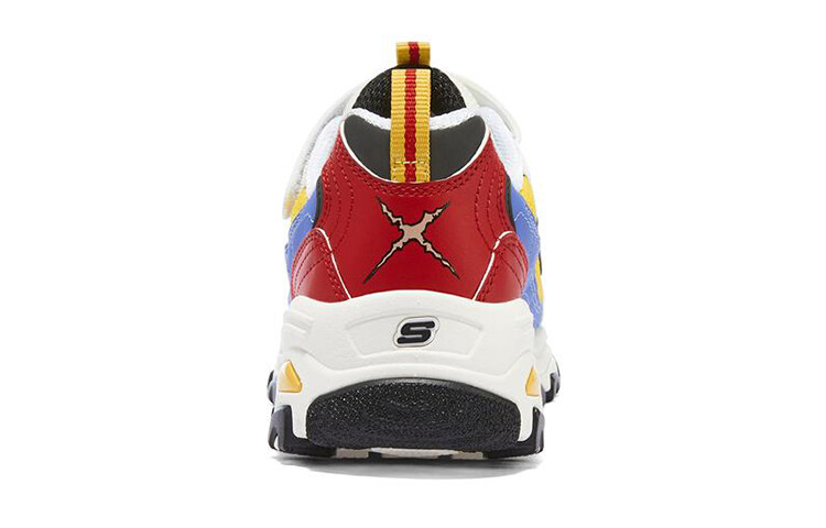 Кроссовки детские серии D"LITES GS Low-top Белый/Красный/Желтый/Синий Skechers — фото 4