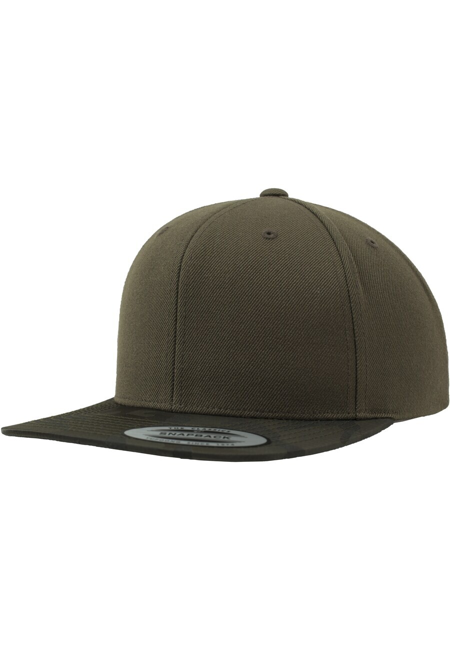 

Бейсболка Flexfit Cap Camo Visor, оливковый