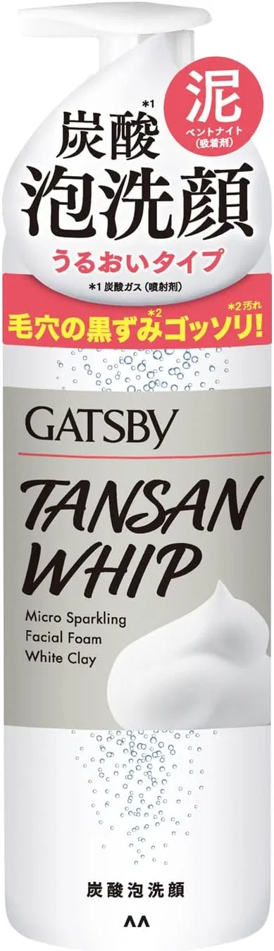 Пенка для умывания Gatsby (Gyattsubī) — Micro Sparkling Foam Face Wash White Clay, 200 г