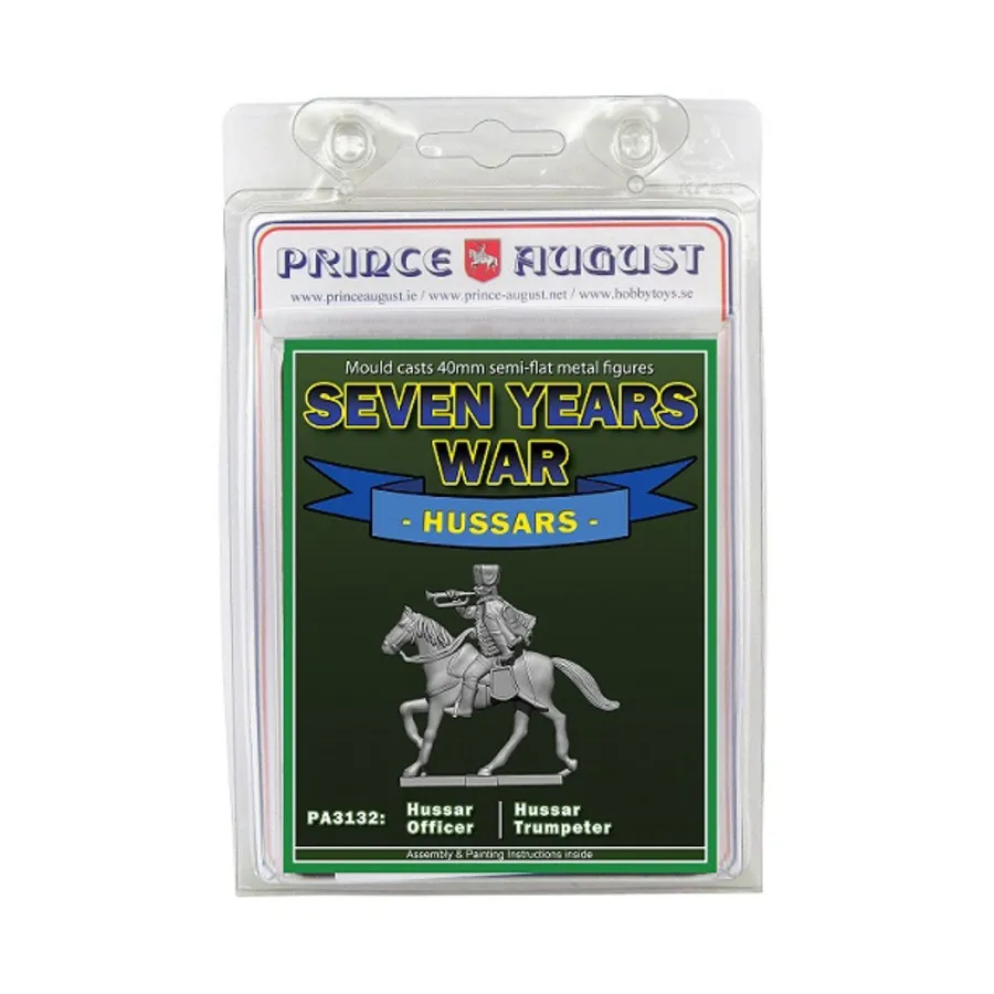 

Формы для гусарского офицера и трубача, Seven Years War Moulds (40mm)