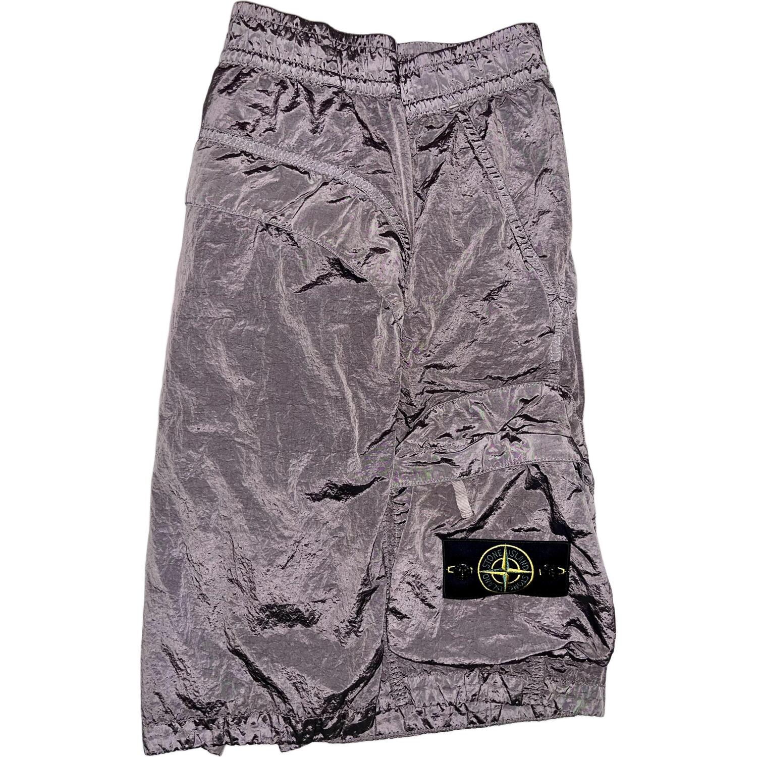Повседневные шорты мужские STONE ISLAND, серый — фото 3