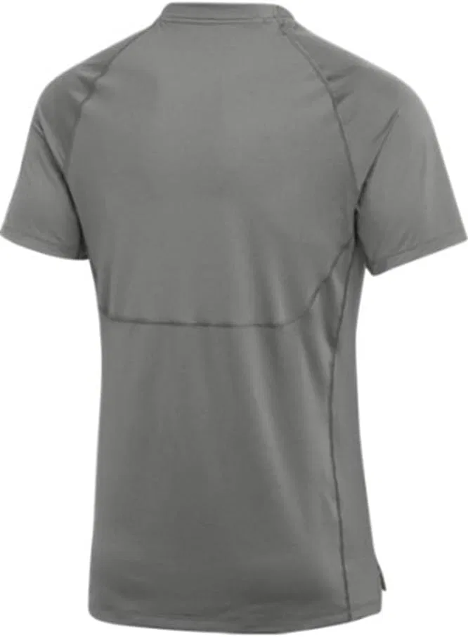 Футболка тренировочная Nike Pro Slim Short Sleeve, серая — фото 2