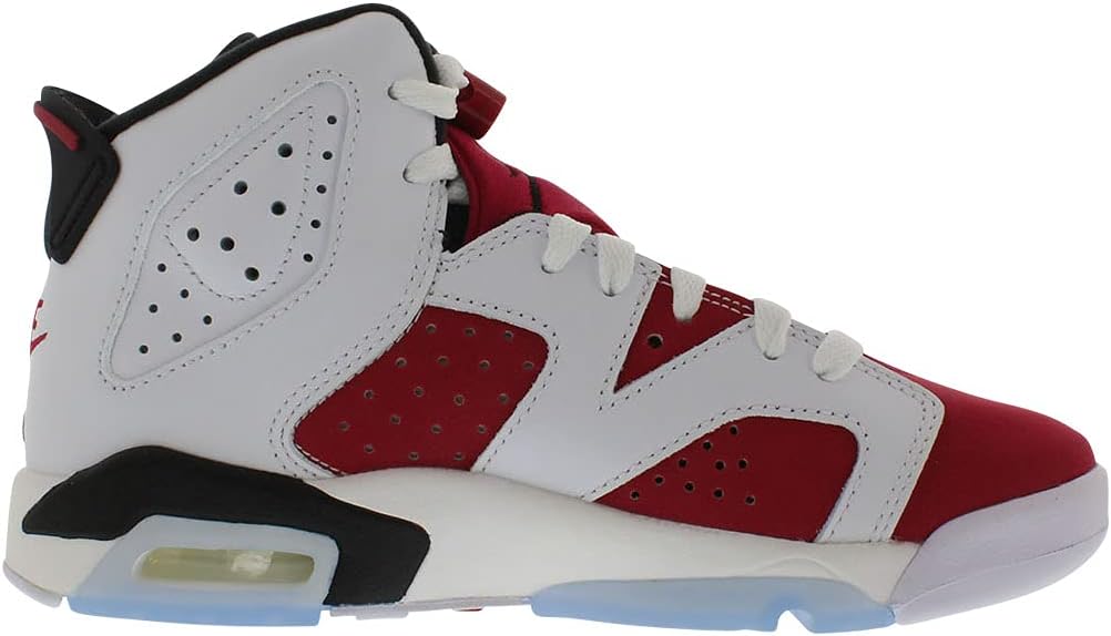 Кроссовки Jordan Girl's Air VI Retro Low (для старших детей), белый/черный — фото 3