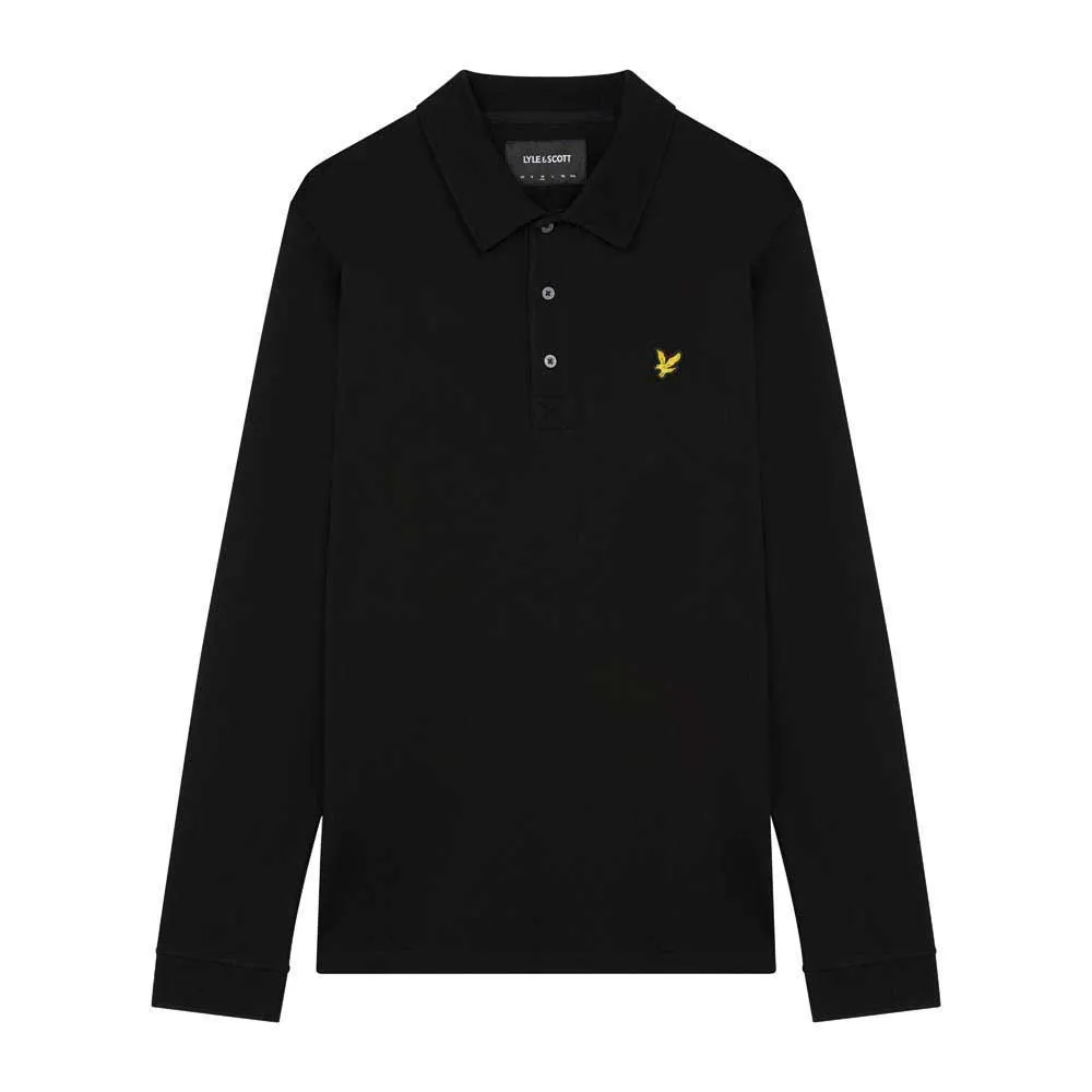 

Поло с длинным рукавом Lyle & Scott LP400VOG, черный