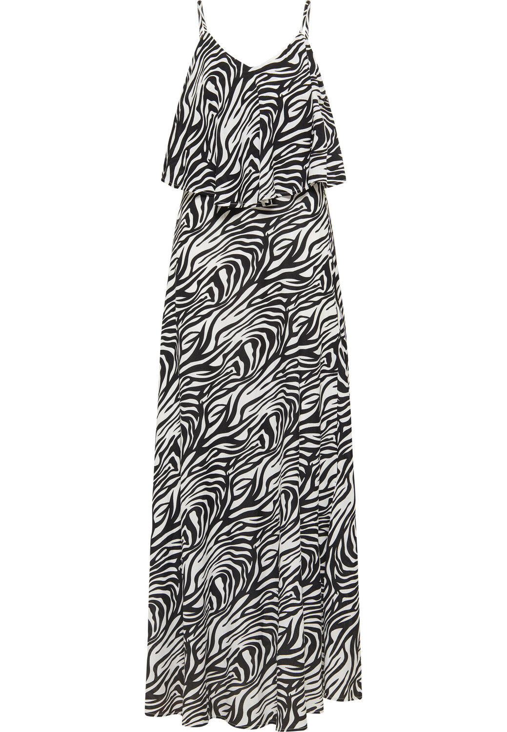 

Платье faina Damen Maxi Mit Zebra Print, черный