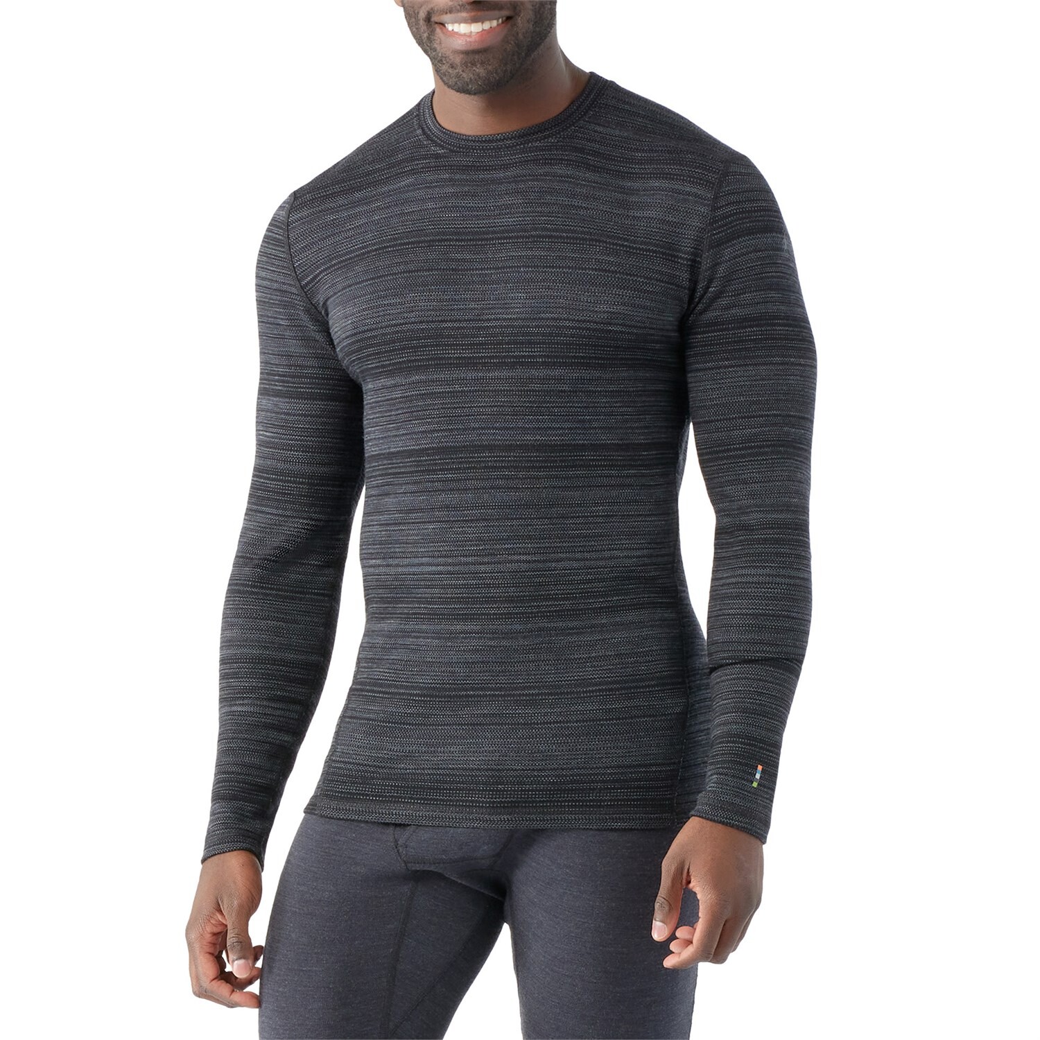 

Базовый слой Smartwool Classic Thermal Merino Crew Top, цвет Black Color Shift