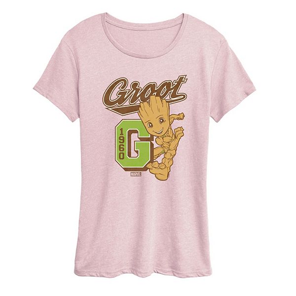 

Женская футболка Guardians of the Galaxy Groot Marvel, Heather Pink, Розовый, Женская футболка Guardians of the Galaxy Groot Marvel, Heather Pink