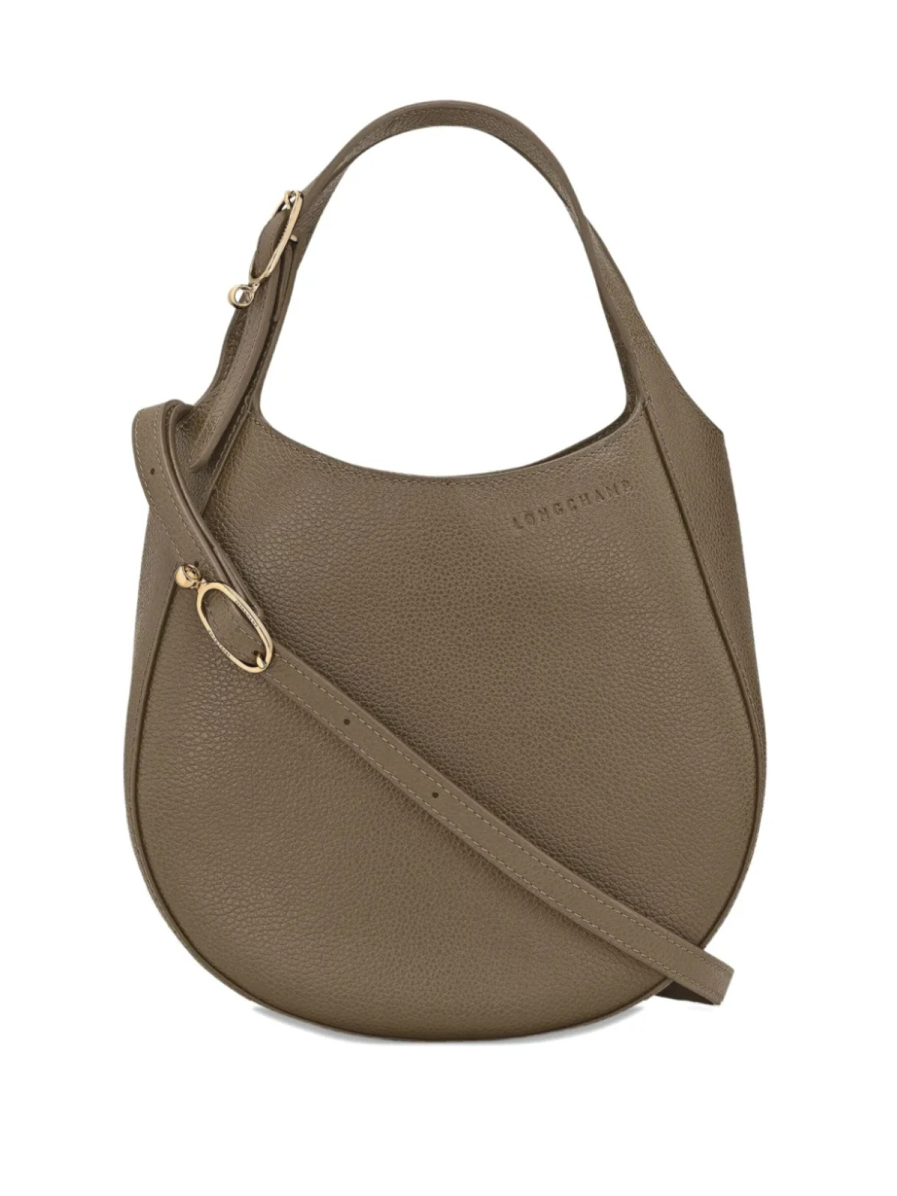

Сумочка Longchamp Le Foulonné круглой формы, коричневый