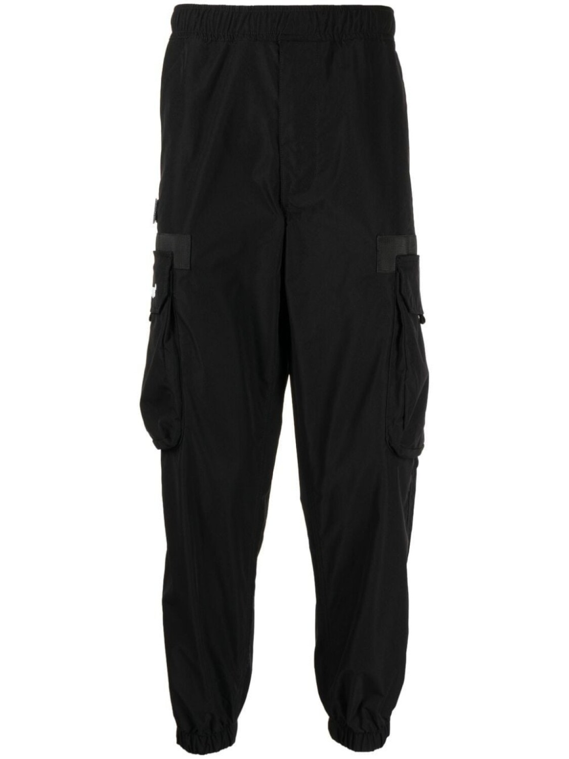 

Зауженные брюки с эластичным поясом AAPE BY *A BATHING APE, черный