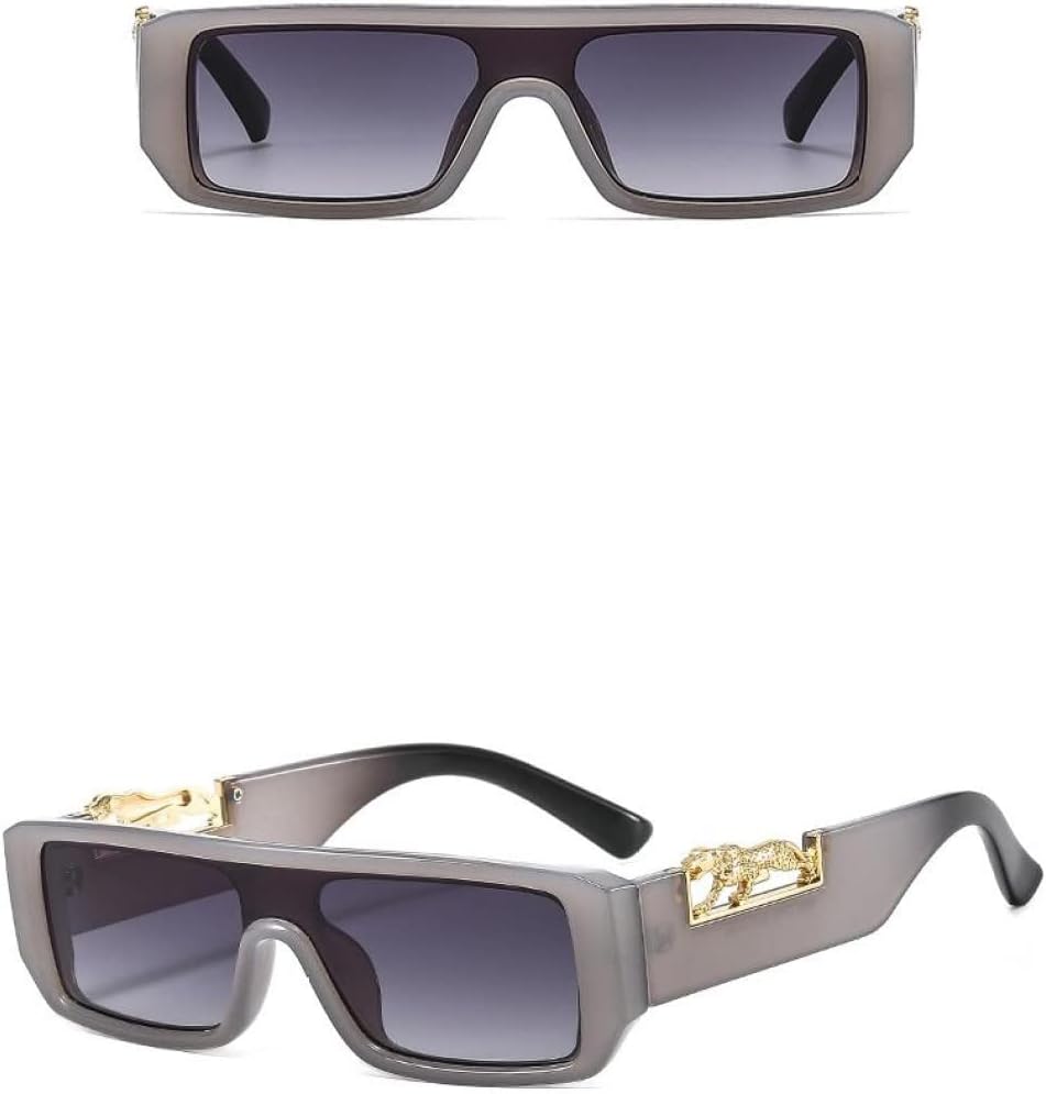 

Солнцезащитные очки MUTYNE Fashion Rectangle для женщин и мужчин, с градиентными линзами, поликарбонатной оправой, леопардовым принтом и защитой от УФ-излучения UV400, C4