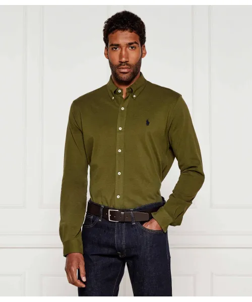 

Рубашка Regular fit Polo Ralph Lauren, зеленый