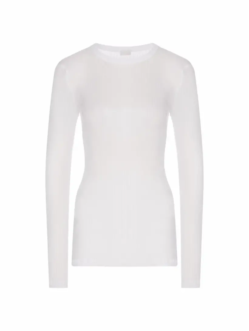 

Хлопковый лонгслив Zimmerli, белый