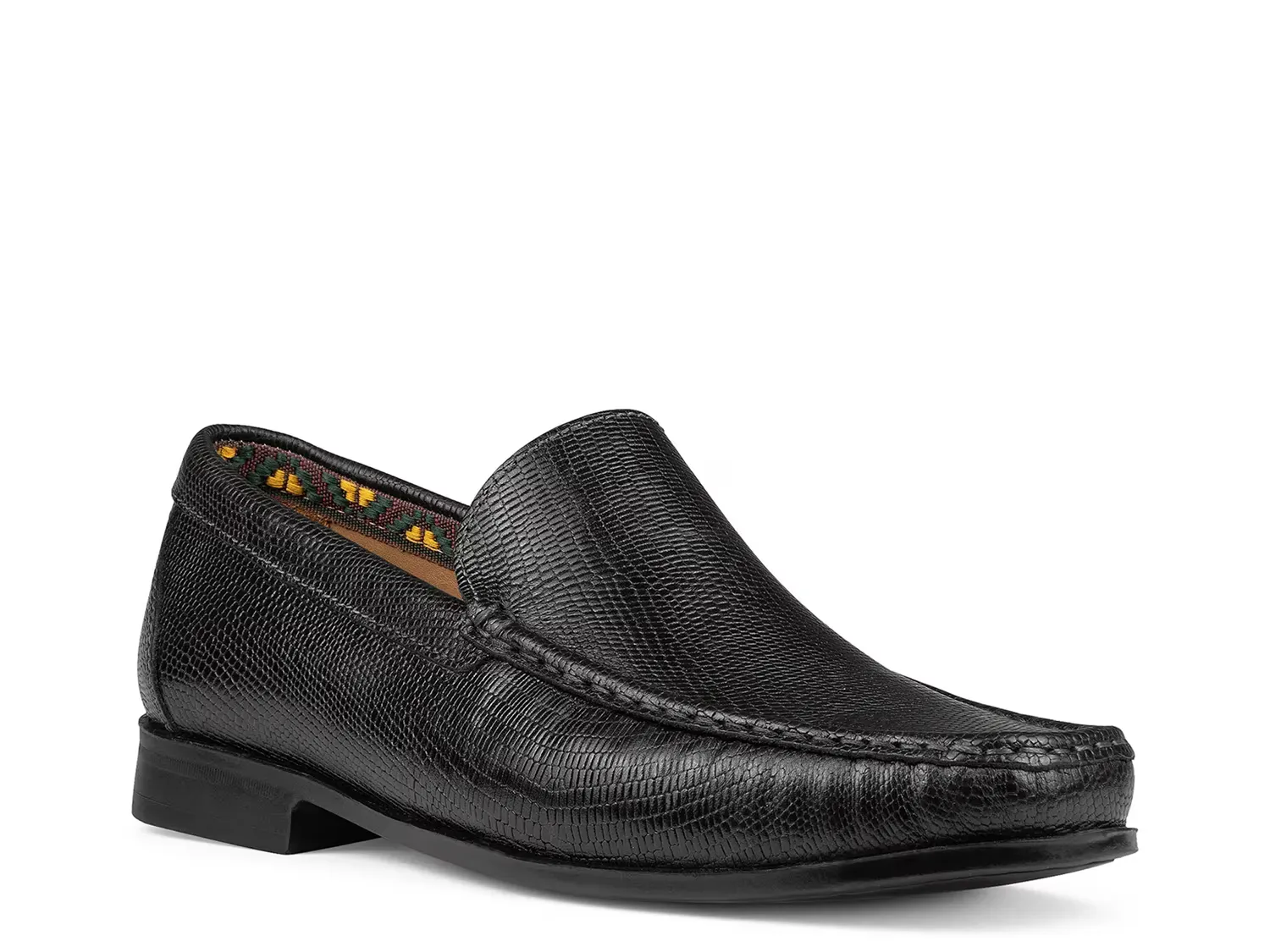 

Лоферы Reuben Donald J. Pliner, Black Lizard Print Leather