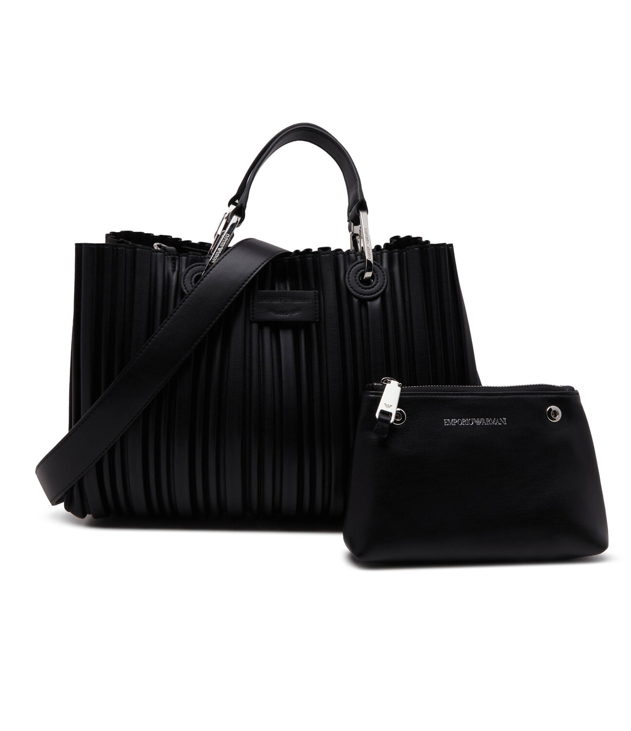 

Сумка-шоппер Emporio Armani + marsupio, черный