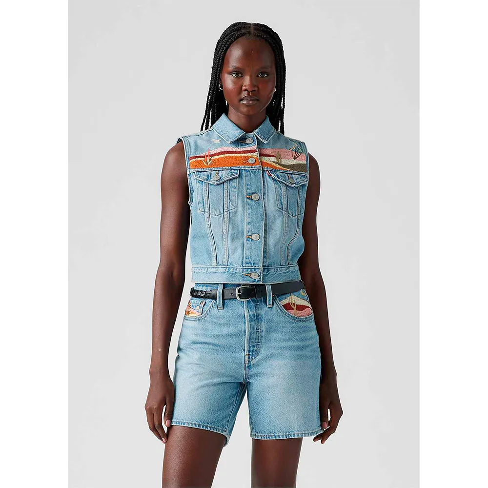 

Жилет Levi's Embroidered Xs, синий