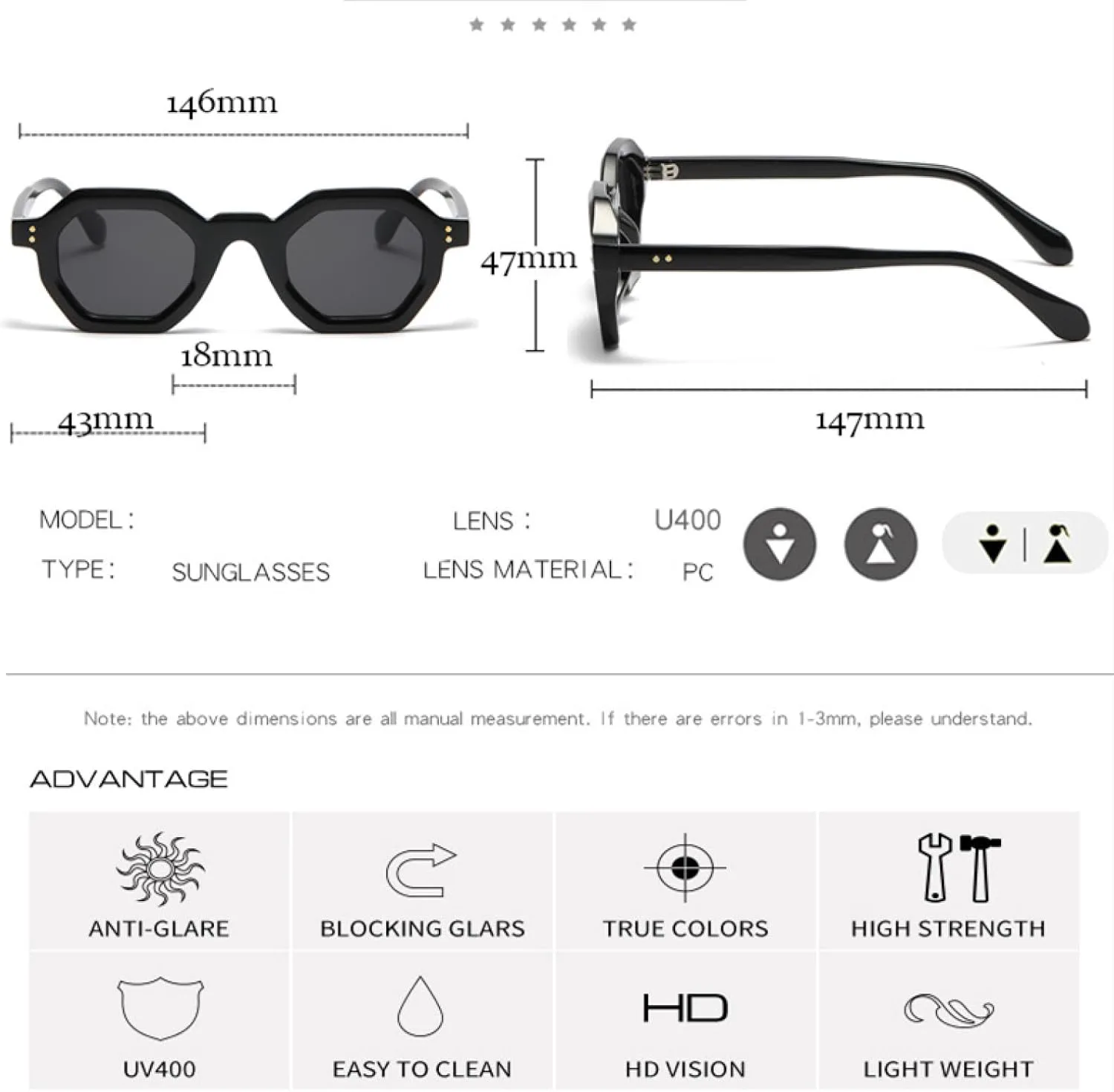 

Винтажные сексуальные солнцезащитные очки для женщин и мужчин, роскошные, модные, в маленькой оправе, с защитой от УФ-излучения UV400 TVTBBVV, C3gray-clear