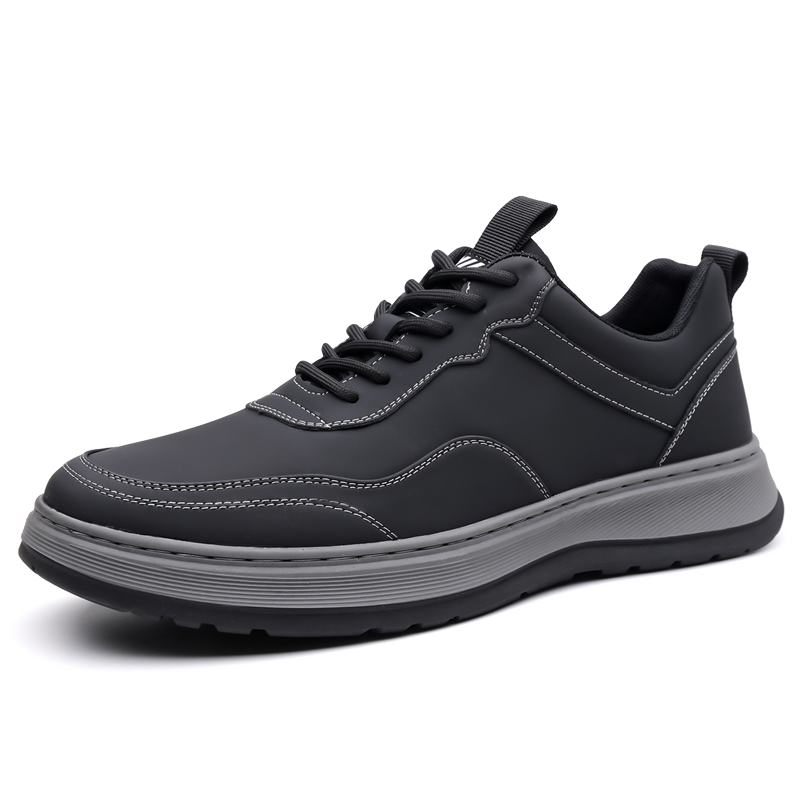 POPULAR ROUSE PR Износостойкие и легкие мужские низкие кеды Casual Black, цвет Black