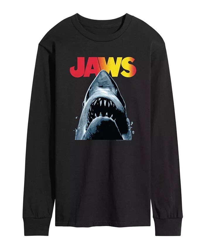 

Мужская футболка с длинным рукавом Jaws AIRWAVES, черный