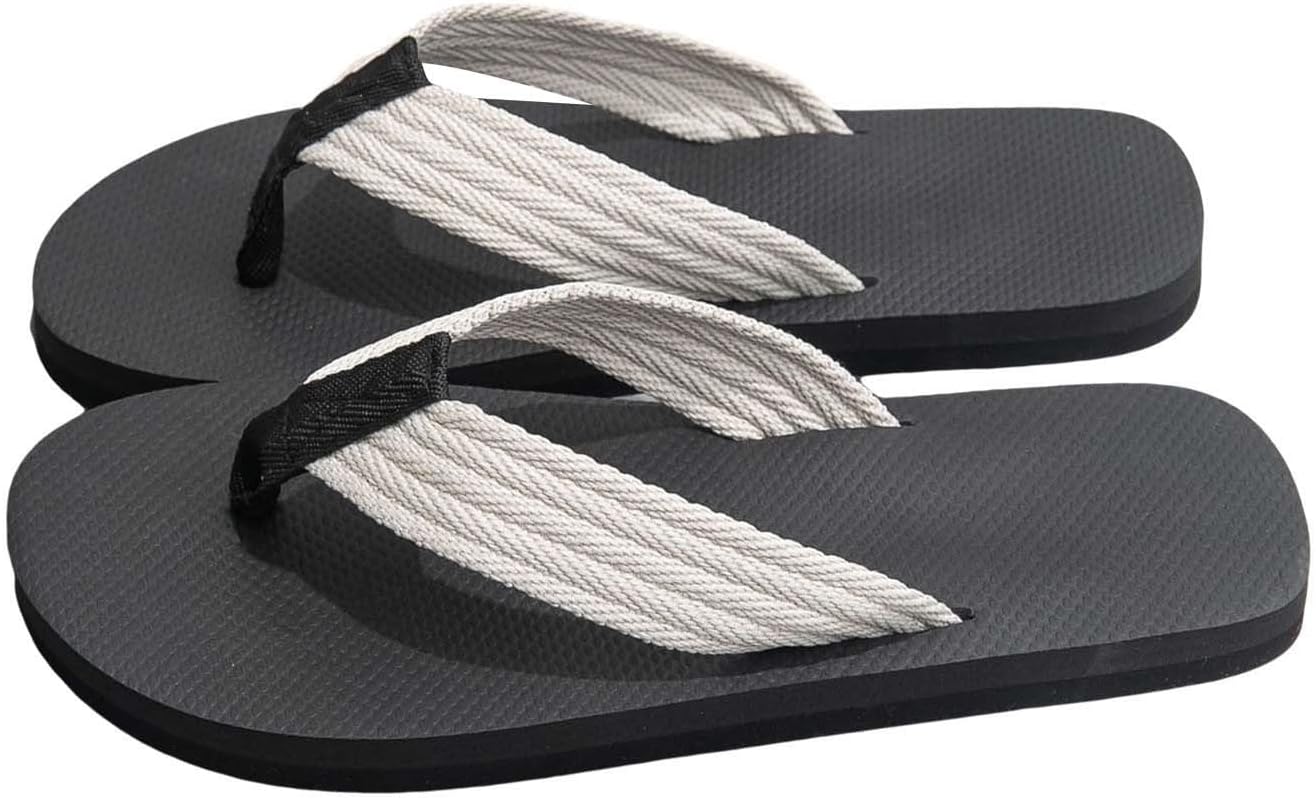 

Мужские кожаные шлепанцы летние пляжные бассейновые вьетнамки с поддержкой свода, водонепроницаемые резиновые женские тапочки Generic, белый