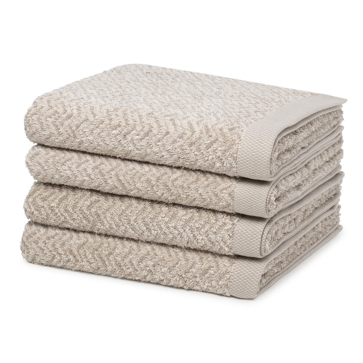 

Towel brooklyn «елочка» набор из 4 шт Möve, коричневый