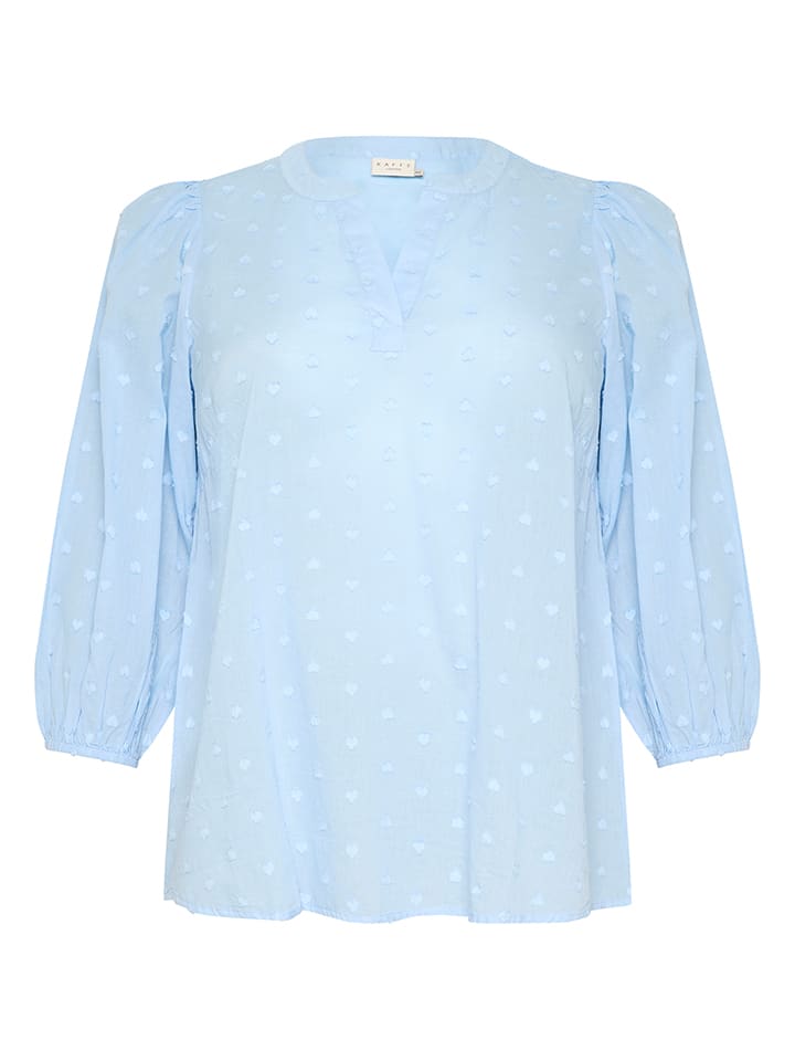 

Блузка KAFFE curve, светло-синий