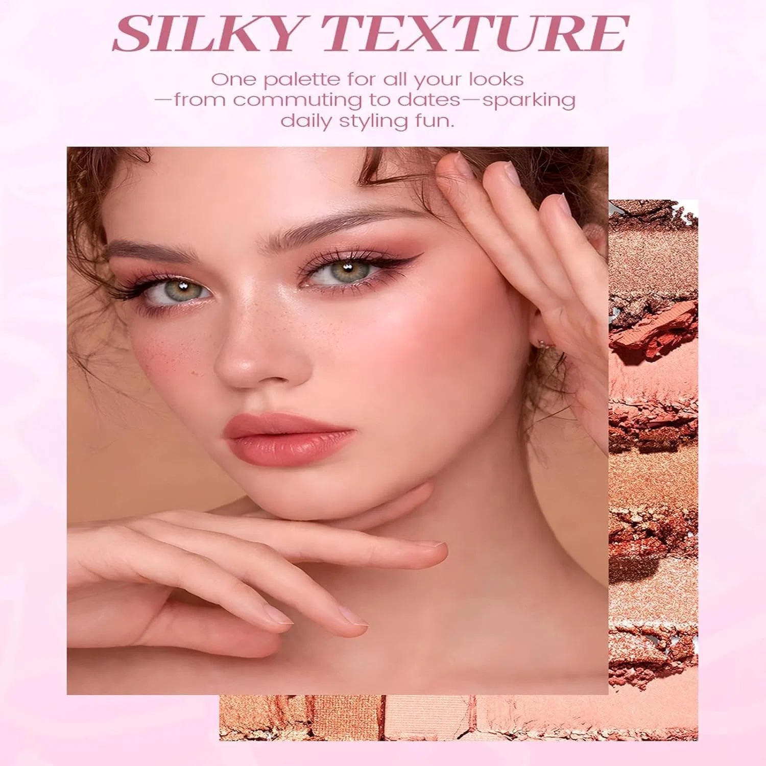 Палетка для макияжа Makeup Book Palette, контурный набор для лица — фото 4