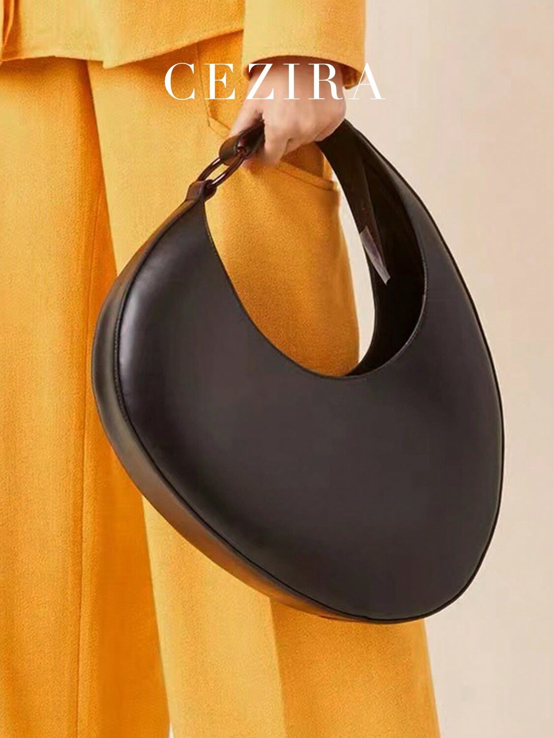 

Сумка минималистичная с кольцом, черный