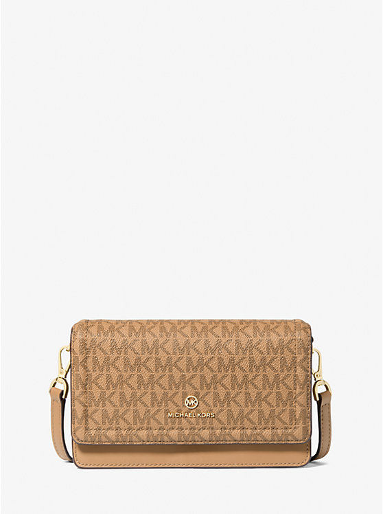 

Кожаная сумка через плечо Jet Set с фирменным логотипом, трансформируемая Michael Kors, бежевый
