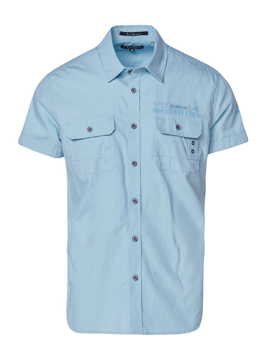 

Рубашка на пуговицах классического кроя KOROSHI, светло-голубой