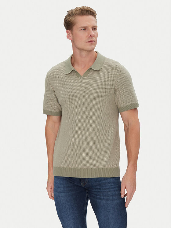 

Рубашка поло стандартный крой Ceaston 12273012 Jack&Jones, зеленый