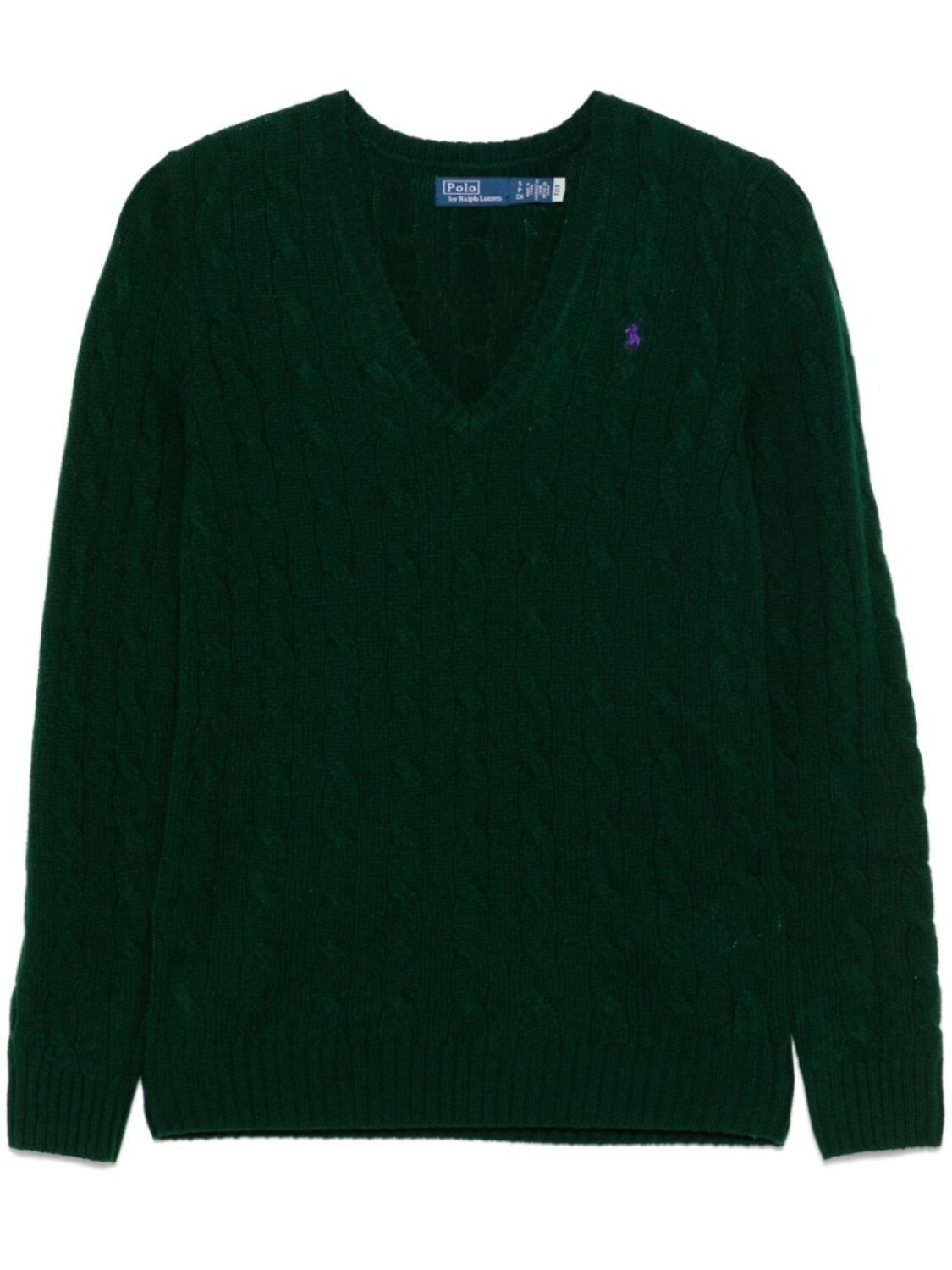 

Свитер фактурной вязки Polo Ralph Lauren, зеленый