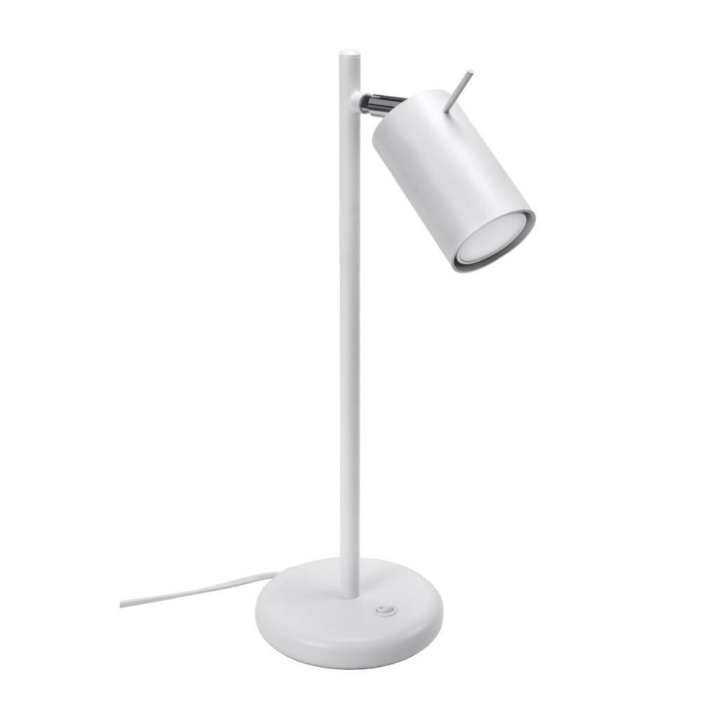 

Настольная лампа RING белая 1хGU10 40Вт сталь 43х19,5х14,5см Sollux Lighting