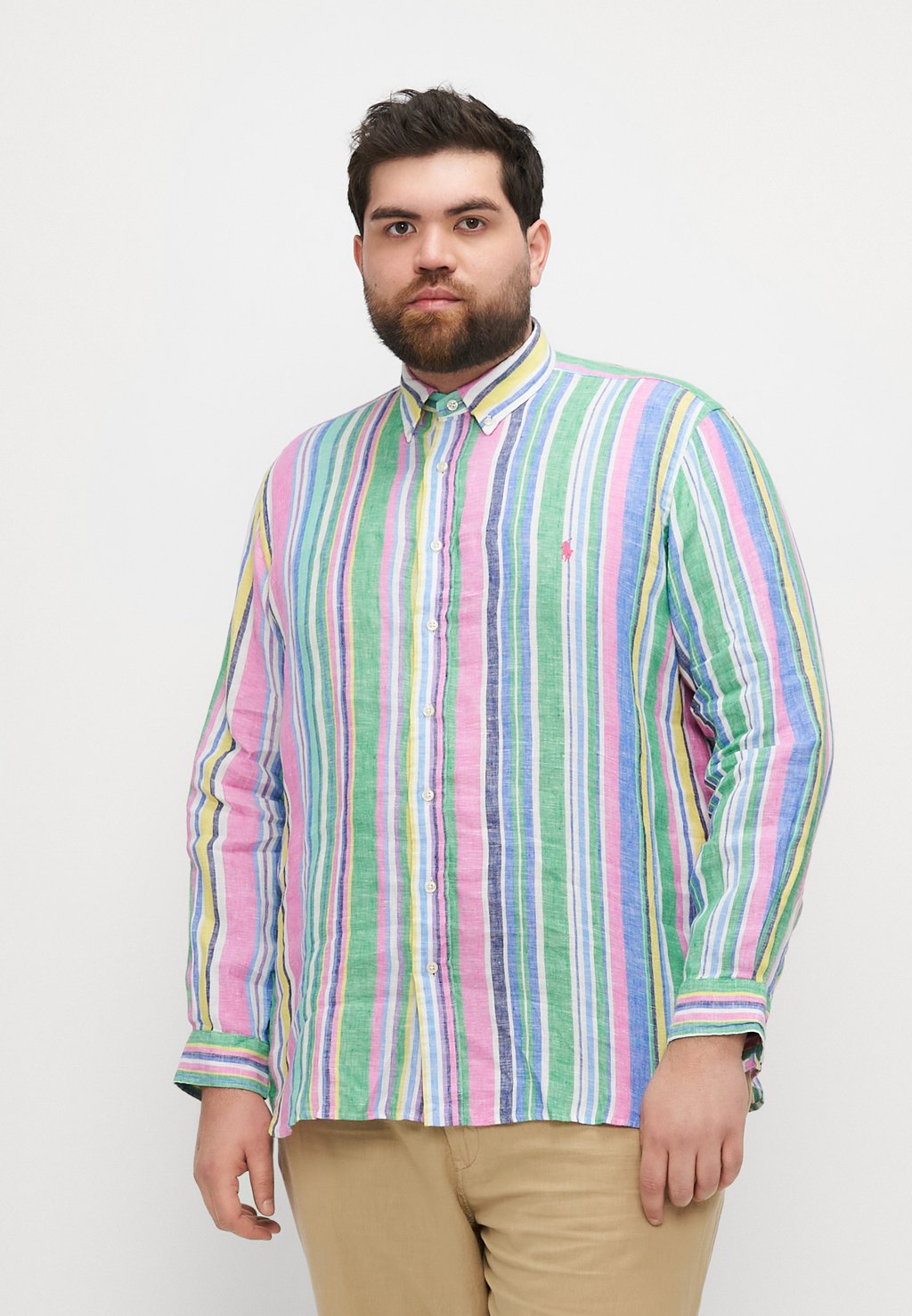 

Рубашка LONG SLEEVE SPORT SHIRT Polo Ralph Lauren Big & Tall, зеленый