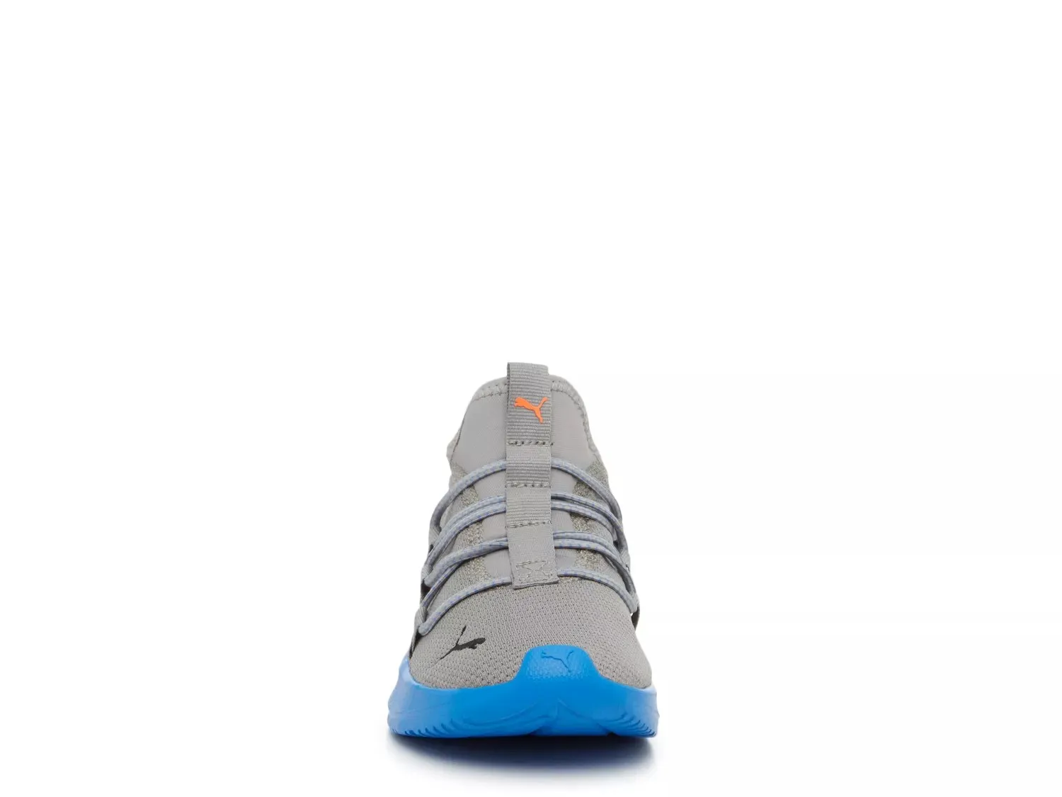 Кроссовки Puma One4All Fade Slip-On — детские, цвет Stormy Slate Grey/Cool Cobalt Blue/Orange — фото 2