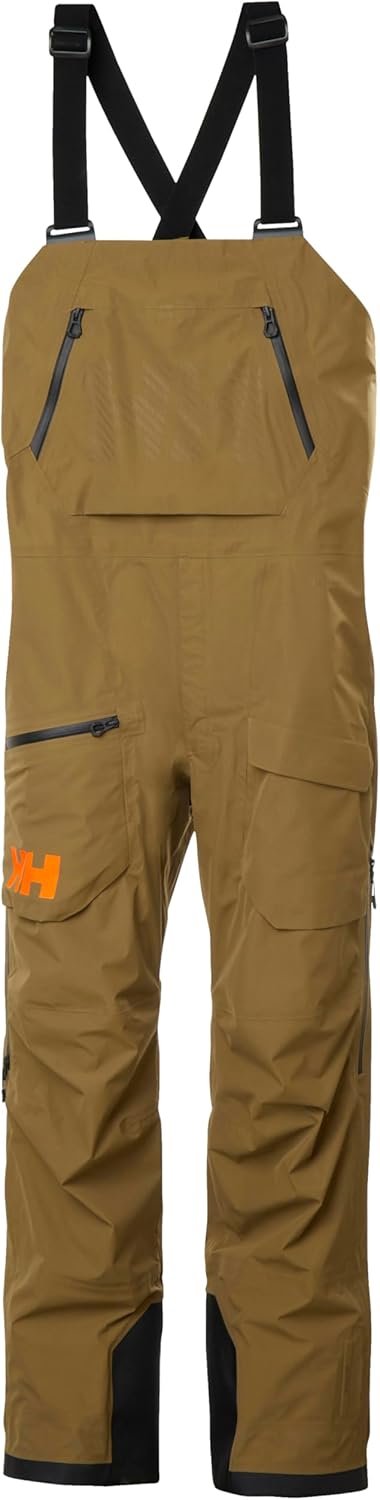 

Штаны Helly-Hansen Ridge Infinity Shell Bib Mens, водонепроницаемые лыжные комбинезоны, дышащие, легкие, прочное снаряжение для снега Helly Hansen, 718 Sepia