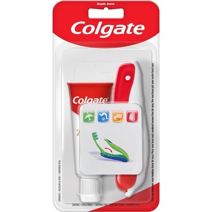 

Набор Colgate Total Travel Set Мягкая зубная щетка с зубной пастой Colgate Total Компактный размер Содержит фторид Защищает чувствительные зубы