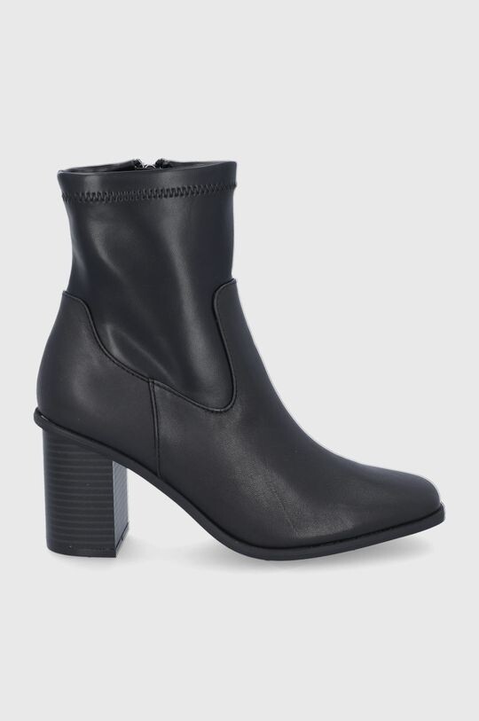 Кожаные ботильоны Aldo, черный